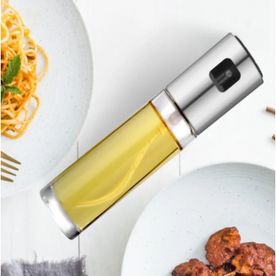 Glass Barbecue Spray Oil Bottle, Kitchen Oil Bottle, Vinegar Spray Bottle